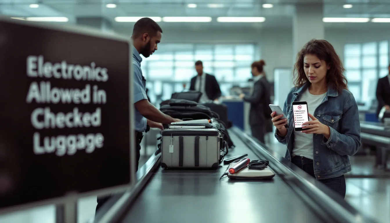 Appareils interdits en soute : 7 gestes pour éviter la confiscation à l’aéroport
