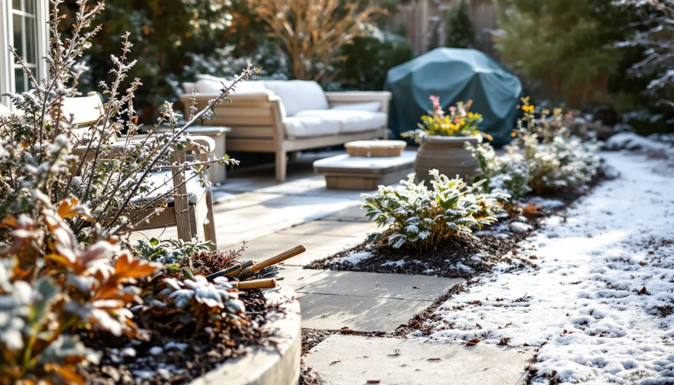 Hivernage jardin : 10 gestes rapides pour protéger plantes et mobilier du gel