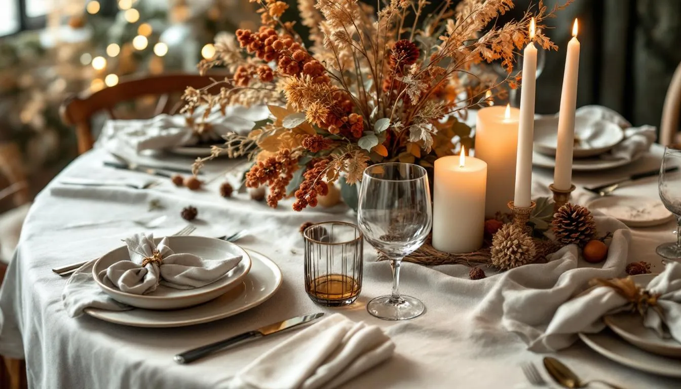 Tablescaping 2025 : Créer une table de fêtes bluffante et simple