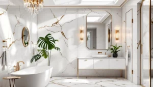 Salle de bain : le luxe audacieux et chic de Lady Gaga