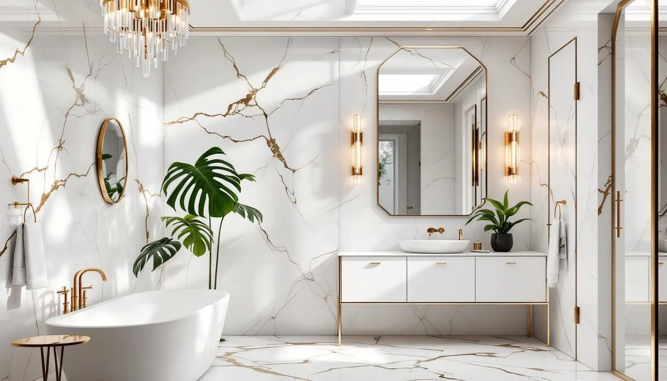 Salle de bain : le luxe audacieux et chic de Lady Gaga
