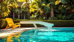 Le plongeoir de piscine : le retour d&rsquo;une icône oubliée