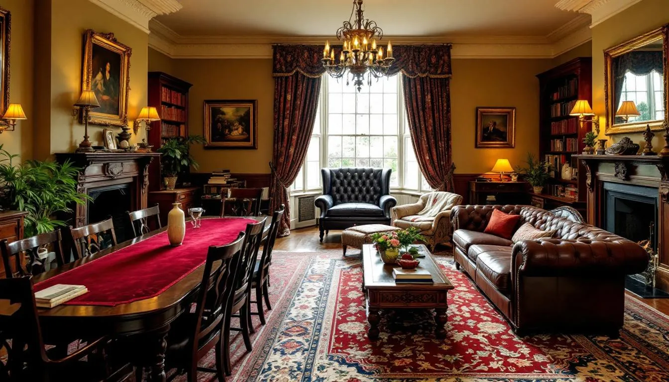 Manoir anglais : Transformer une Demeure Historique en Cocon Familial