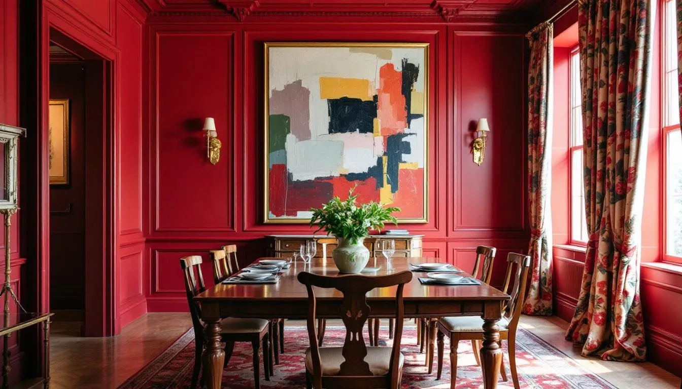 Maison géorgienne : la rénovation qui ose la couleur