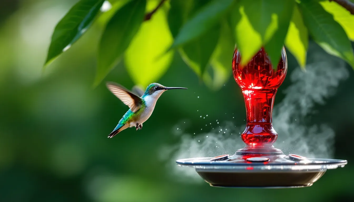 3 gestes pour préserver les colibris de la chaleur