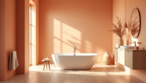 Naperon : la touche terracotta signée Farrow & Ball