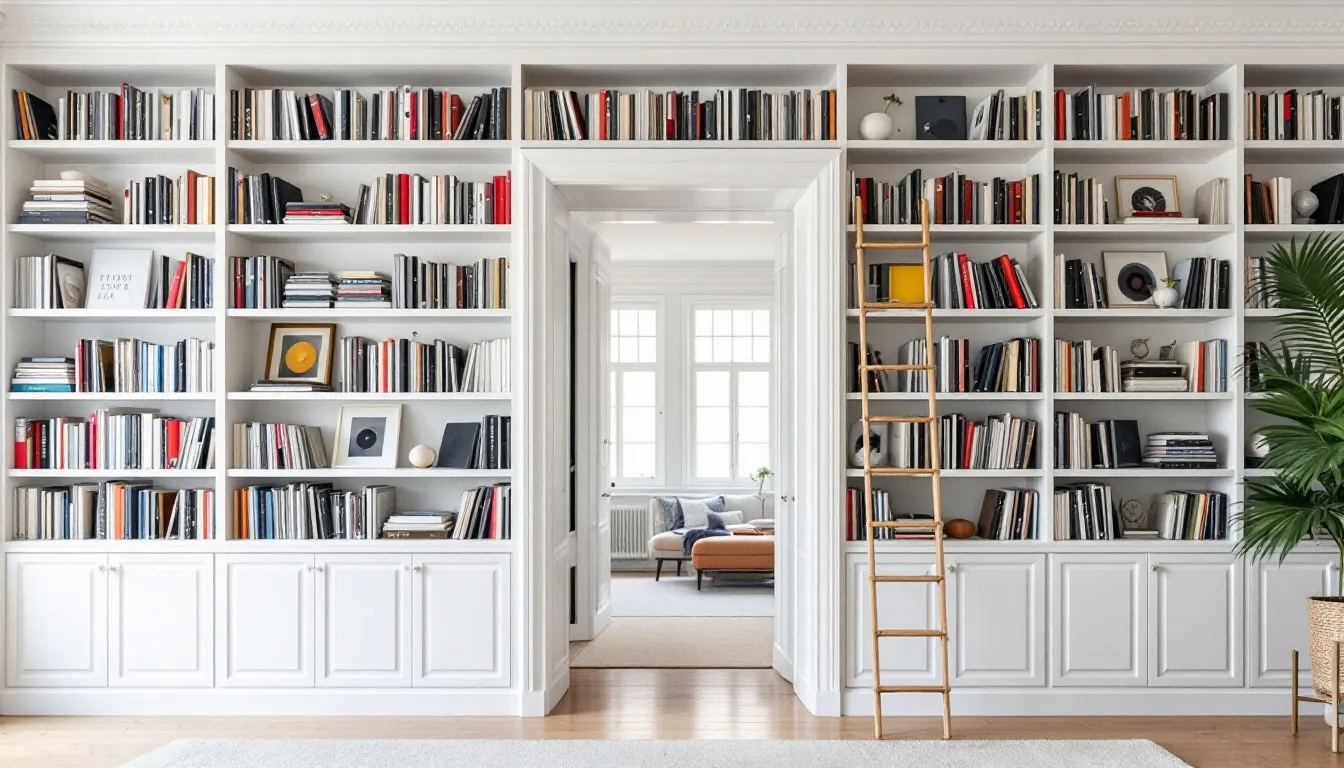 La bibliothèque de John Lennon : le secret intemporel du rangement vertical